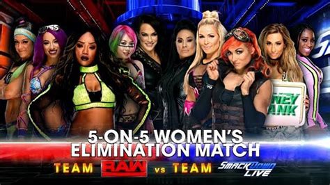 WWE Survivor Series 2017 TEAM RAW VS TEAM SMACKDOWN 5 ON 5 Women S