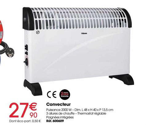 Promo Convecteur Chez Brico Pro Icatalogue Fr