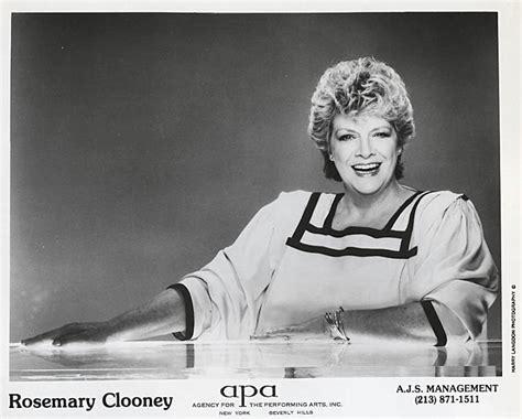 Rosemary Clooney Vintage Concert Promo Print At Wolfgangs