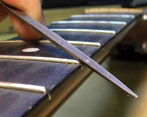 Guitar Shop 101 How To File Sharp Fret Ends Premier Guitar The