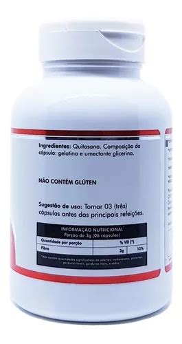 Quitosana 500mg Natuser 120 Cápsulas Mercadolivre