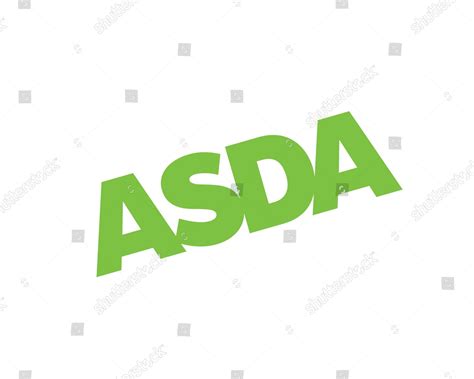 Asda Rotated Logo White Background Editorial Stock Photo - Stock Image ...