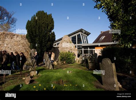 Guided Tour Dalkey Castle Heritage Centre Ireland Stock Photo Alamy