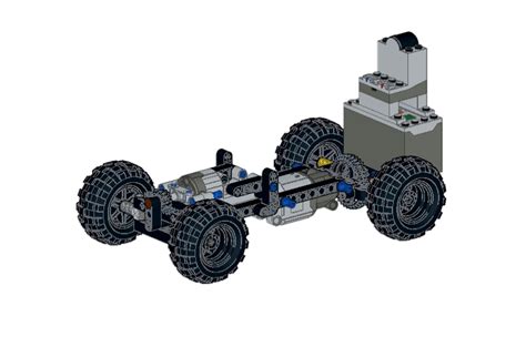 Lego Moc Simple Lego Technic Rc Car Ir Version By Brick Rc Car Rebrickable Build With Lego