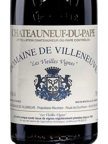 Domaine de Villeneuve Les Vieilles Vignes Châteauneuf du Pape Vivino US