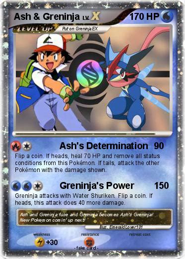 Pokémon Ash Greninja 14 14 - Ash's Determination - My Pokemon Card