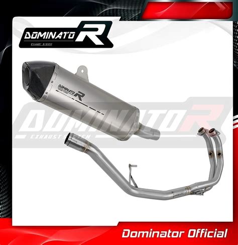 Benelli Trk X Full Exhaust System Silencer Titanium Hp