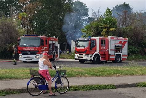 Incendio a Villa Cortese in località Toro Loco Sempione News