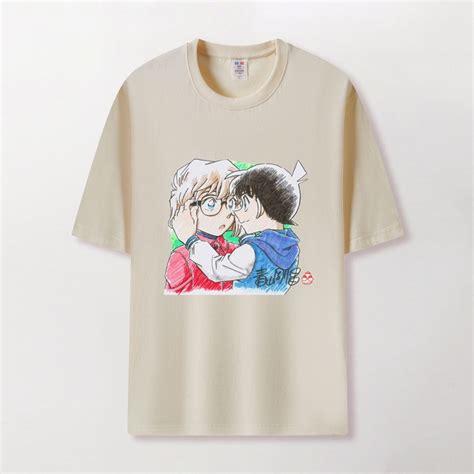 Jason Detective Conan Tshirt Short Sleeve Top Unisex Tee Harajuku Anime