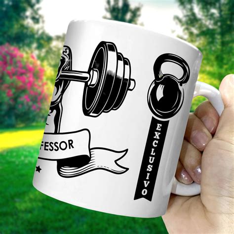 Arte Digital Caneca Educação Física Personal Trainer Elo7