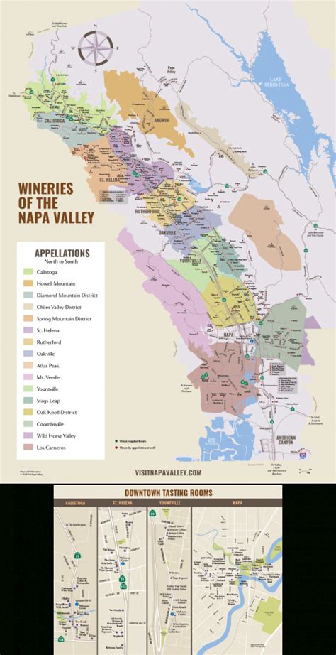 Napa Valley Winery Map Plan Your Visit To Our Wineries Sonoma