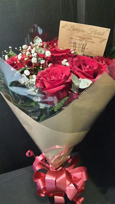 A Roses In A Wrap Burgess Florist Durban