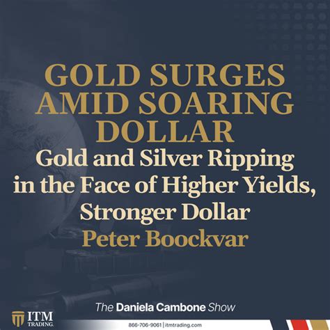 Gold And Silver Ripping In The Face Of Higher Yields Stronger Dollar