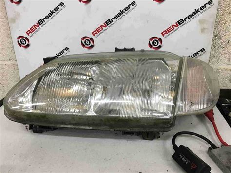 Renault Megane MK1 1995 1999 Passenger NSF Front Headlight With HID Kit