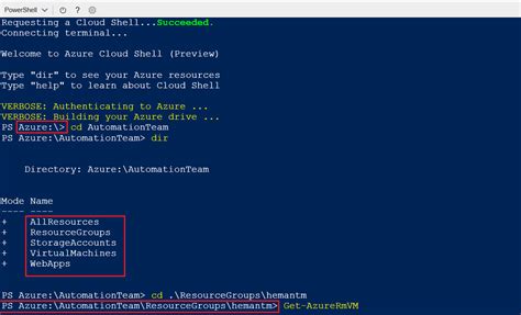 Recursos Do Azure Cloud Shell Microsoft Learn