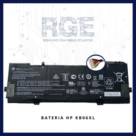 BATERÍA HP KB06XL PARA LAPTOP HP SPECTRE X360 15 BL 15T B Reballing