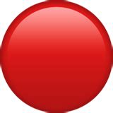 🔴 Red circle emoji copy paste png download