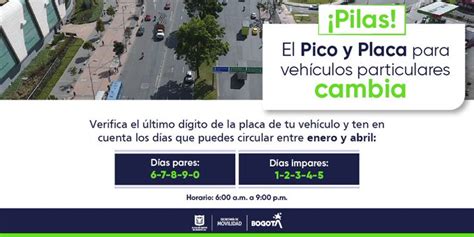 Cambios En El Nuevo Pico Y Placa Para Bogotá Rotación Ya No Sería Cada