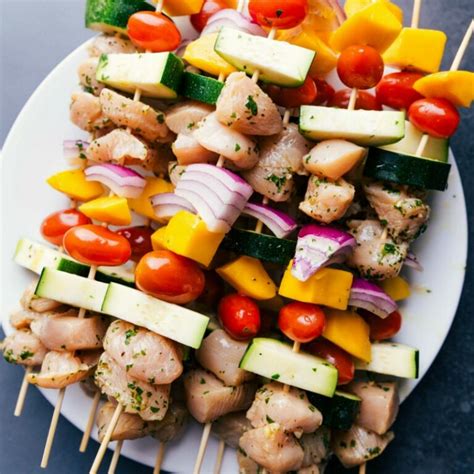 Chicken Kabobs With Creamy Dipping Sauce Chelseas Messy Apron