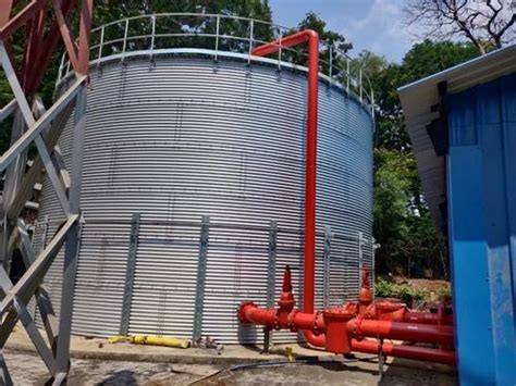 100 KL Zincalume Tanks At Rs 5 Litre Industrial Water Storage Tank In