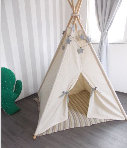 Teepee Casita Para Niños Tienda De Campaña Tipi Infantil Cru 1 780