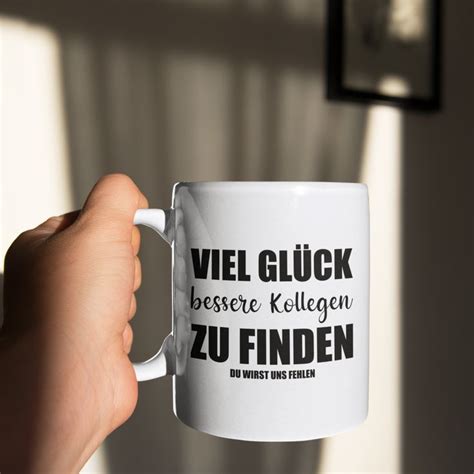 Jobwechsel Tasse Geschenk Kollegin Kollege Lustig Abschiedsgeschenk