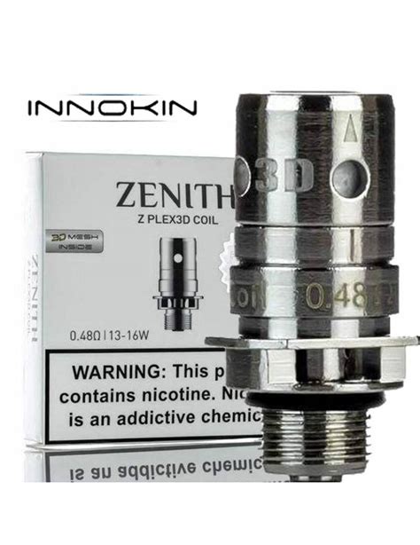 Innokin Z Coil Ohm W Pz Z Plex D Mesh Per Zenith Zlide Kroma