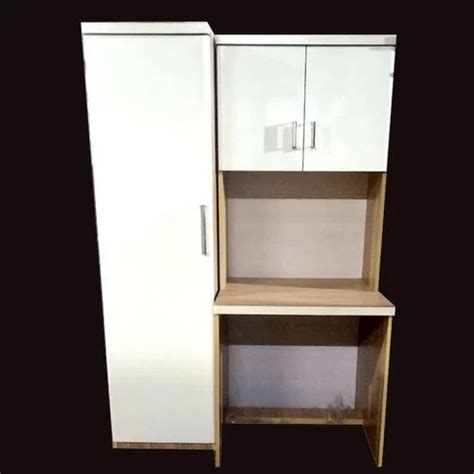 2 Door White Marine Plywood Modular Wooden Wardrobe Without Mirror