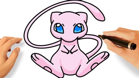 Comment Dessiner Mew PokÉmon