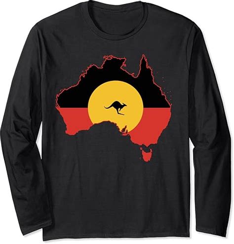 Aboriginal Flag T Shirt Australia Flag T For Aussie