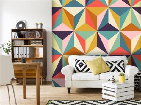 Geometric Wallpaper Living Room - 956x886 Wallpaper - teahub.io