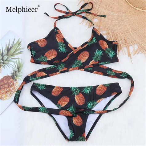 Bikini Female Sexy Pineapple Bikinis Beach Wrap Biquini 2018 Bikini