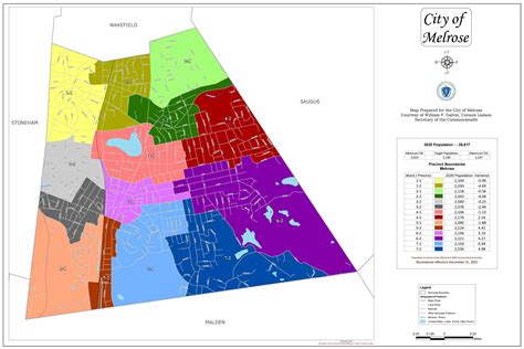 Melrose Wards & Precincts — Melrose Dems