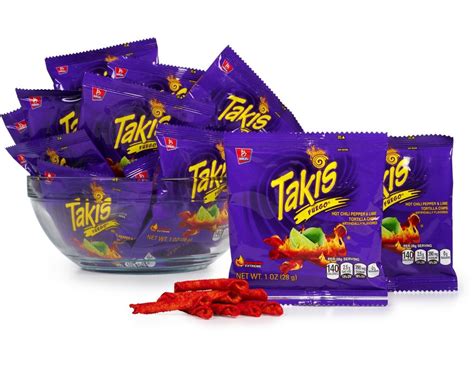 Buy Takis 1 Oz Fuego Hot Chili Pepper And Lime Flavored Corn Snacks 30