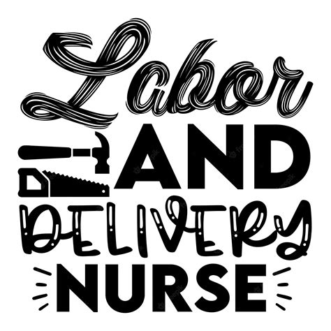 Premium Vector Labor And Delivery Nurse Svg