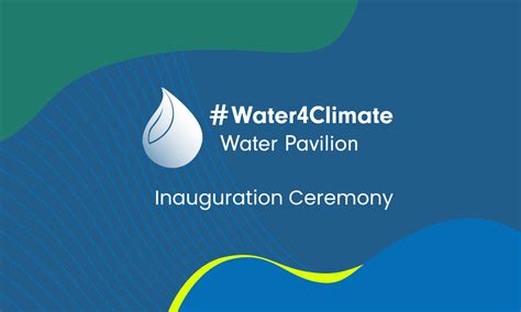 Water For Climate Pavilion Inaugural Ceremony Siwi Leading Expert