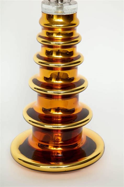 Johansfors Glasbruk Johansfors Gold Glass Totem Lamps