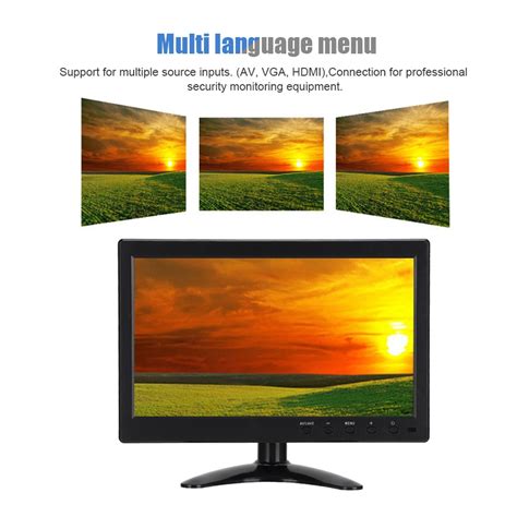 10 1 Inch Hd 1080p Widescreen Display Lcd Monitor With Vga Bnc Av Hg5 Ebay