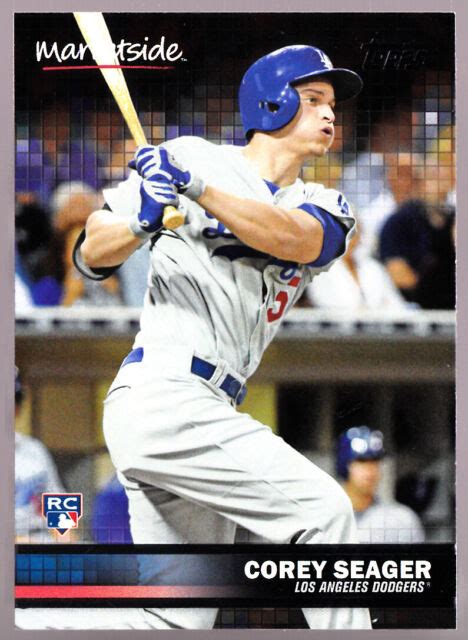 2016 Topps Wal Mart Marketside Pizza 47 Corey Seager RC For Sale