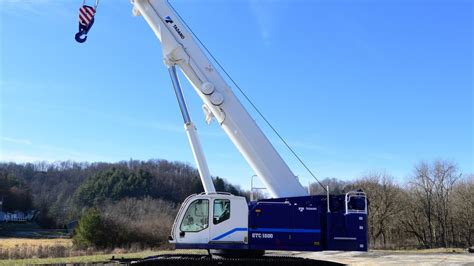 Gtc 1600 Tele Boom Crawler Crane With 200ft Of Boom Length