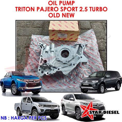 Jual Oil Pump Triton Pajero Sport Turbo Old New Pompa Oli Oem