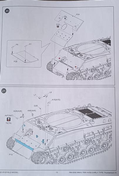 M4A3 76W HVSS EARLY TYPE THUNDERBOLT VII Каропка ру стендовые