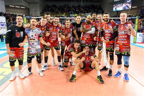 Superlega La Sir Susa Vim Perugia Mostra I Denti Anche A Verona