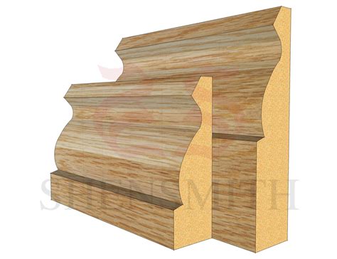 Ogee Oak Veneered Skirting Board – SkirtingBoards.com®