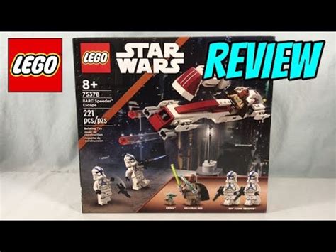 Lego Star Wars Barc Speeder Escape Review Youtube