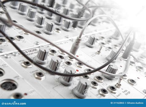 Modular synth stock image. Image of abstract, electronic - 31162865