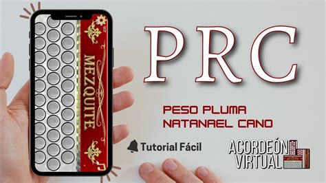 PRC Acordeón Mezquite Tutorial Fácil YouTube