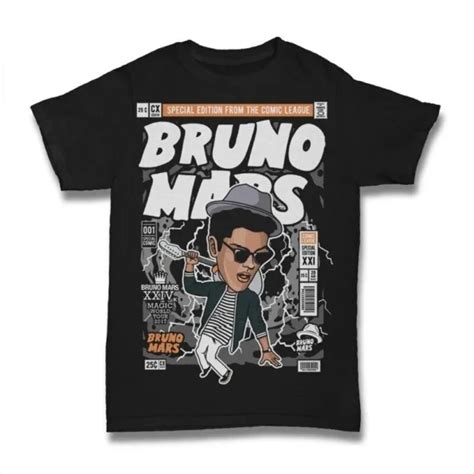 T Shirt Bruno Mars Tee Shirt Musique Livraison Rapide