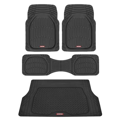 Motor Trend Flextough 4 Piece Heavy Duty Floor Mats For Cars Trucks