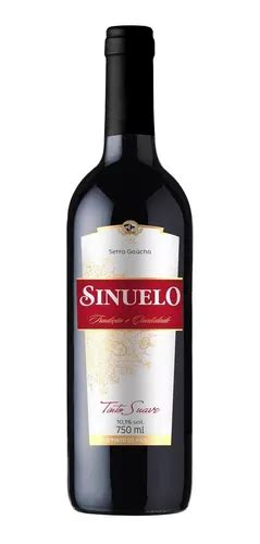 Vinho Tinto Suave Tradicional Sinuelo 750ml MercadoLivre